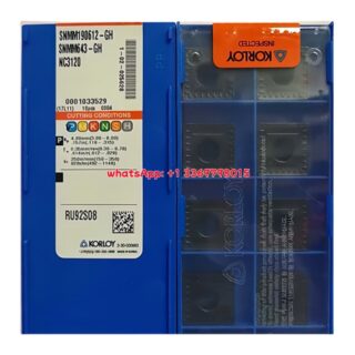Original Korloy SNMM190612-GH NC3120 Carbide Turning Insert - Square (10 PCS)