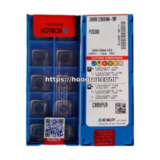 Original Korloy SNMX1206ENN-MF PC5300 Carbide Milling Insert - Square | Steel & More