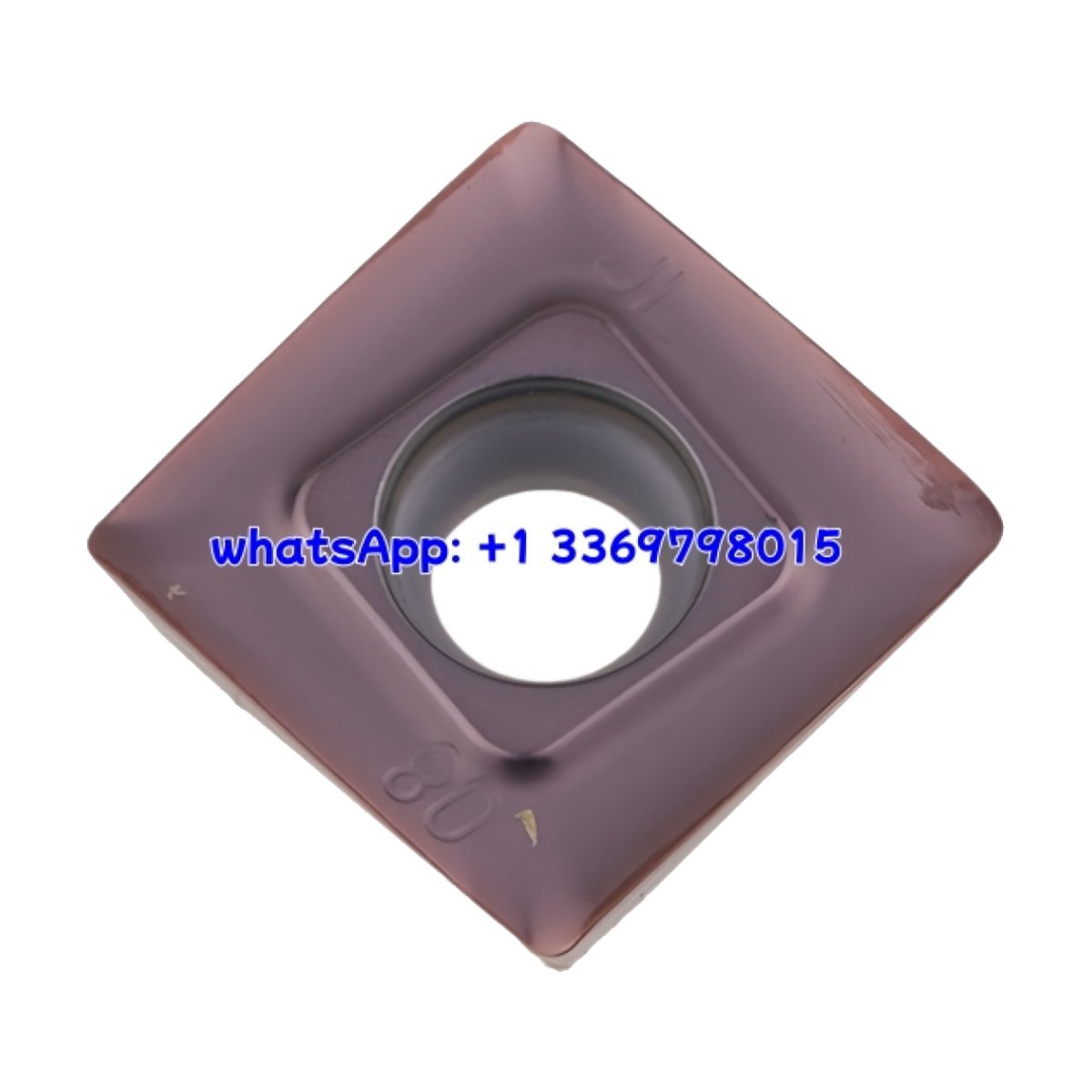 Original Mitsubishi SOET12T308PEER-JL VP15TF Carbide Insert - Square | Steel, Stainless Steel (10 PCS)