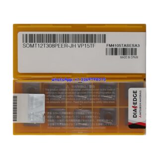 Original Mitsubishi SOMT12T308PEER-JH VP15TF Carbide Insert - Square | Steel, Stainless Steel (10 PCS)