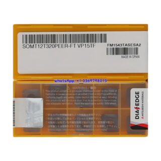 Original Mitsubishi SOMT12T320PEER-FT VP15TF Carbide Insert - Square | Steel, Stainless Steel (10 PCS)