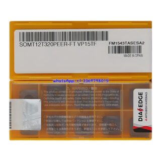 Original Mitsubishi SOMT12T320PEER-FT VP15TF Carbide Insert - Square | Cast Iron (10 PCS)