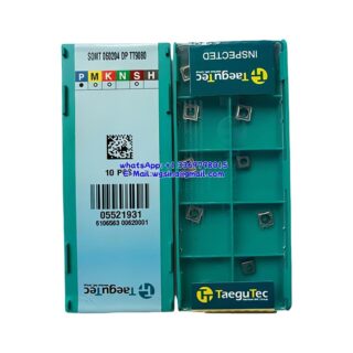 Original TaeguTec 060204 TT9080 Carbide Insert | Stainless Steel & More (10 PCS) SOMT DP SOMT 60204 DP TT9080