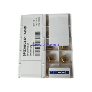 Original Seco SPGX0903-C1 T400D Carbide Turning Insert - Square (10 PCS)