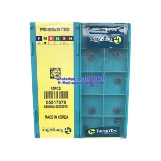 Original TaeguTec SPMG140512-DG TT8020 Carbide Insert - Square | Cast Iron (10 PCS)