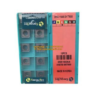 Original TaeguTec 110408 TT6030 Carbide Insert (10 PCS) SPMG DK SPMG 110408 DK TT6030