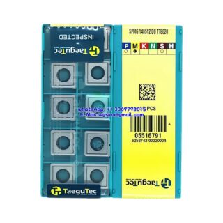Original TaeguTec 140512 TT8020 Carbide Insert | Cast Iron (10 PCS) SPMG DG SPMG 140512 DG TT8020