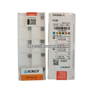 Original Korloy SPMT050204-PC PC5300 Carbide Insert - Square | Steel & More
