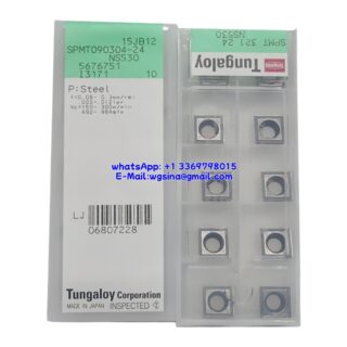 Original Tungaloy SPMT090304-24 NS530 Carbide Insert - Square (10 PCS)