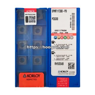 Original Korloy SPMT11T308-PD PC5300 Carbide Insert - Square | Steel & More
