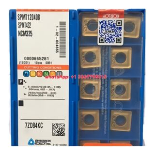 Original Korloy SPMT120408 NCM325 Carbide Insert - Square