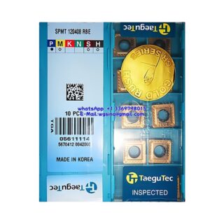Original TaeguTec 120408 TT9080 Carbide Insert | Stainless Steel & More (10 PCS) SPMT RBE SPMT 120408 RBE TT9080