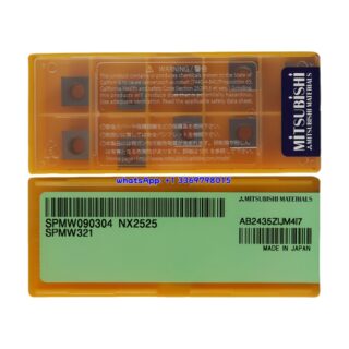Original Mitsubishi SPMW090304 NX2525 Carbide Insert - Square | Steel (10 PCS)