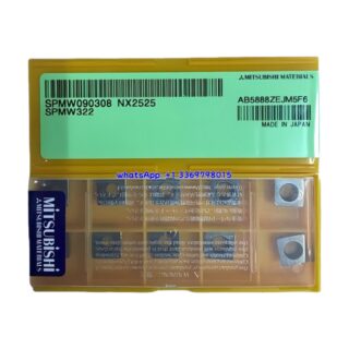 Original Mitsubishi SPMW090308 NX2525 Carbide Insert - Square | Steel (10 PCS)