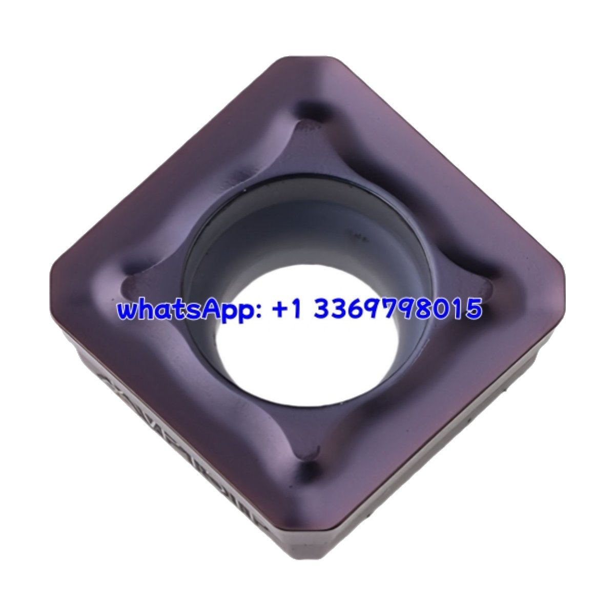 Original Mitsubishi SPMX120408-WH VP20RT Carbide Insert - Square | Stainless Steel, Ti Alloys (10 PCS)