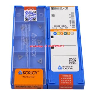 Original Korloy TBGH060102L-CRT CN2000 Carbide Turning Insert - Triangle (10 PCS)