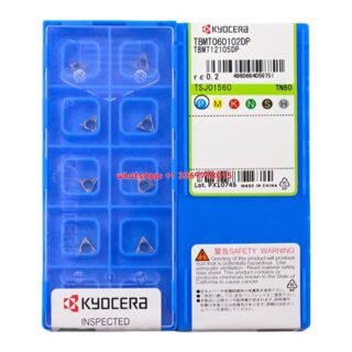Original Kyocera TBMT060102-DP Carbide Insert - Triangle (10 PCS) TN60 TBMT060102-DP TN60