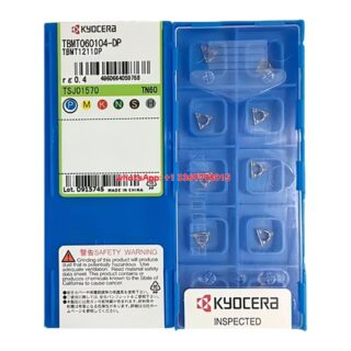 Original Kyocera TBMT060104DP Carbide Insert - Triangle (10 PCS) TN60 TBMT060104DP TN60