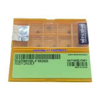 Original Mitsubishi TCGT060102L-F NX2525 Carbide Insert - Triangle | Steel (10 PCS)