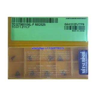 Original Mitsubishi TCGT060104L-F NX2525 Carbide Insert - Triangle | Steel (10 PCS)