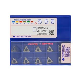 Original Sumitomo TCGT110204L-W T1200A Carbide Insert - Triangle (10 PCS)