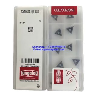 Original Tungaloy TCMT090202-24 NS530 Carbide Insert - Triangle (10 PCS)