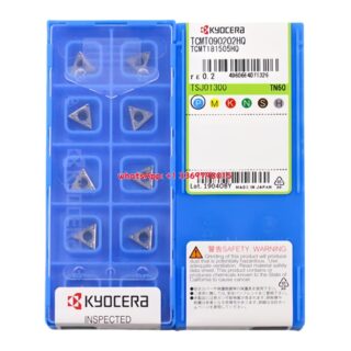 Original Kyocera TCMT090202-HQ Carbide Insert - Triangle (10 PCS) TN60 TCMT090202-HQ TN60