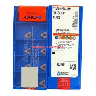 Original Korloy TCMT090204-HMP NC3020 Carbide Turning Insert - Triangle | Cast Iron (10 PCS)