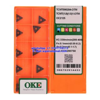 CNC TCMT090204-OTM OC2125 Carbide Insert - Triangle | Steel & More (10 PCS)