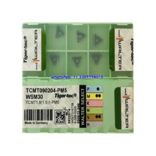 Original Walter TCMT090204-PM5 Carbide Turning Insert - Triangle (10 PCS) WSM30 TCMT090204-PM5 WSM30