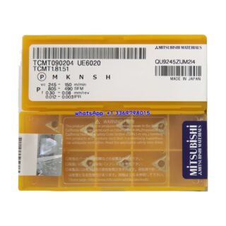 Original Mitsubishi TCMT090204 UE6020 Carbide Insert - Triangle (10 PCS)