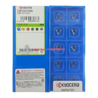Original Kyocera TCMT090204HQ Carbide Insert - Triangle (10 PCS) TN60 TCMT090204HQ TN60