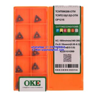 Original OKE TCMT090208-OTM OP1215 Carbide Insert - Triangle (10 PCS)
