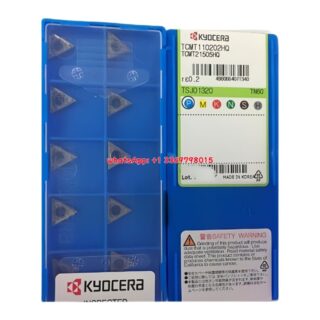 Original Kyocera TCMT110202HQ Carbide Insert - Triangle (10 PCS) TN60 TCMT110202HQ TN60