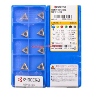 Original Kyocera TCMT110204-HQ CA5525 Carbide Insert - Triangle | Steel (10 PCS)