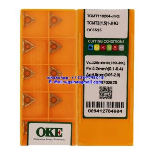 Original OKE TCMT110204-JHQ OC5525 Carbide Insert - Triangle (10 PCS)