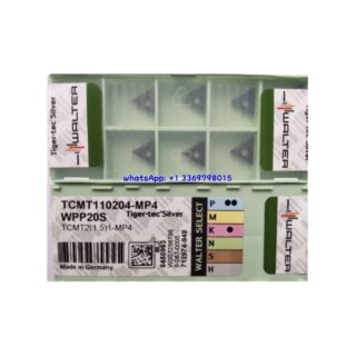 Original Walter TCMT110204-MP4 Carbide Turning Insert - Triangle (10 PCS) WPP20S TCMT110204-MP4 WPP20S