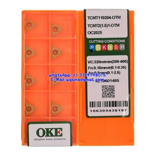 CNC TCMT110204-OTM OC2025 Carbide Insert - Triangle | Steel & More (10 PCS)