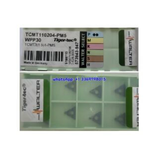 Original Walter TCMT110204-PM5 Carbide Turning Insert - Triangle (10 PCS) WPP30 TCMT110204-PM5 WPP30