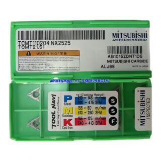 Original Mitsubishi TCMT110204 NX2525 Carbide Insert - Triangle | Steel & More (10 PCS)