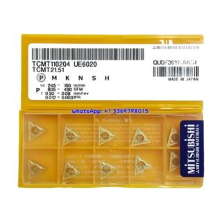 Original Mitsubishi TCMT110204 UE6020 Carbide Insert - Triangle (10 PCS)