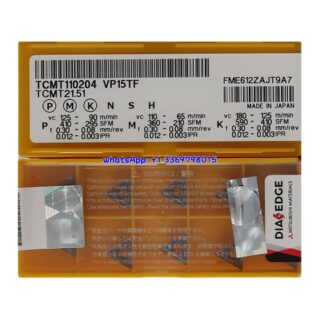 Original Mitsubishi TCMT110204 VP15TF Carbide Insert - Triangle | Steel & More (10 PCS)