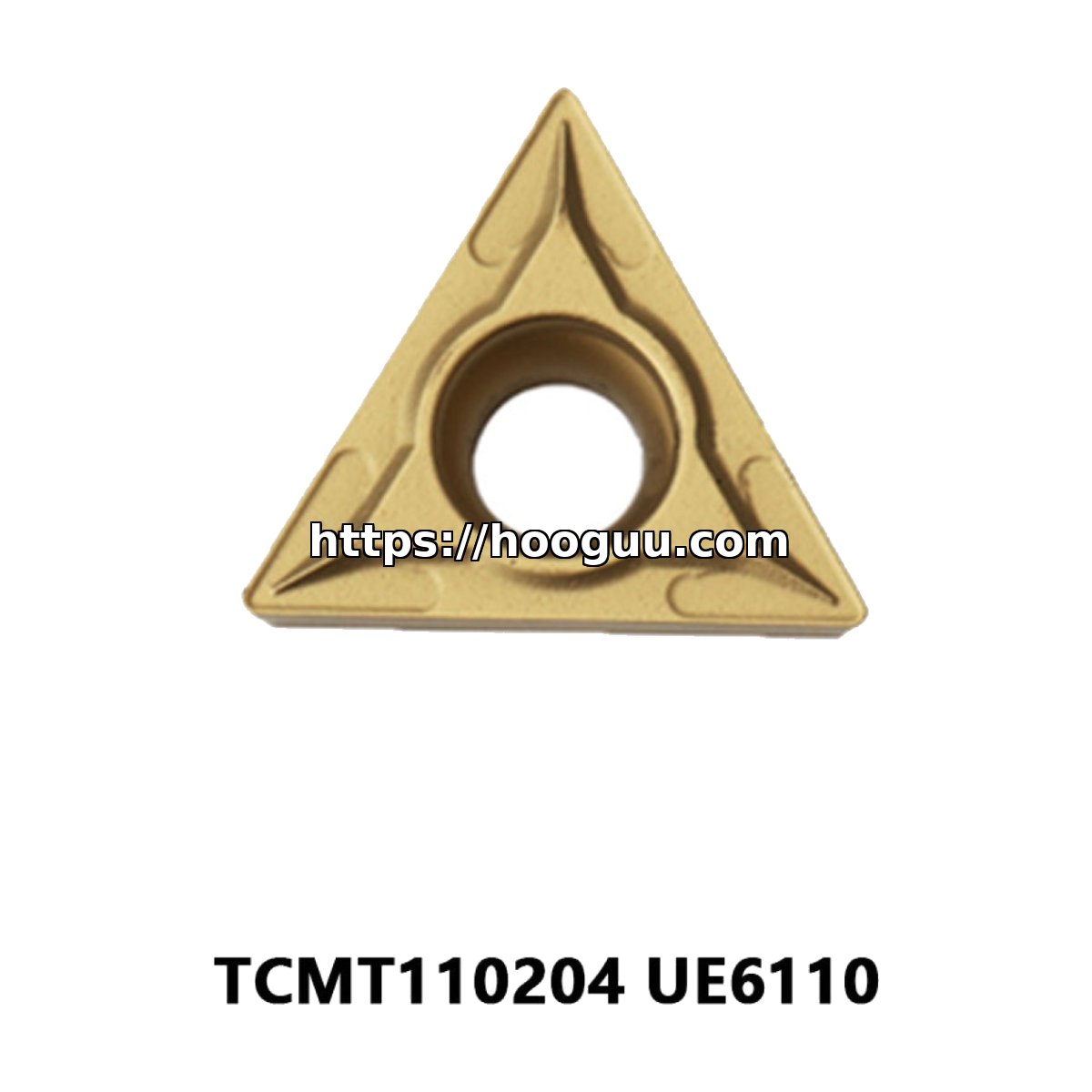 Original Mitsubishi TCMT110204 UE6110 Carbide Turning Insert - Triangle | Steel & More (10 PCS)