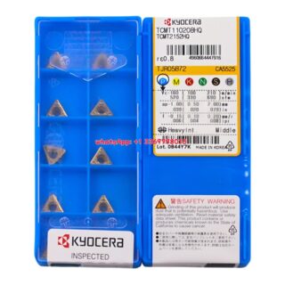 Original Kyocera TCMT110208-HQ CA5525 Carbide Insert - Triangle | Steel (10 PCS)