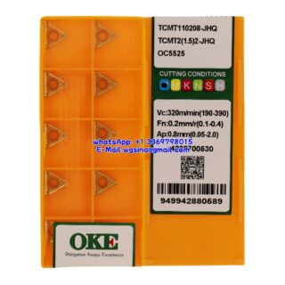 CNC TCMT110208-JHQ OC5525 Carbide Insert - Triangle | Steel, Stainless Steel (10 PCS)