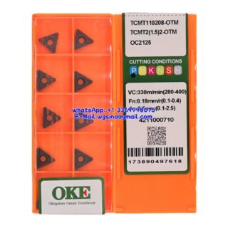 Original OKE TCMT110208-OTM OC2125 Carbide Insert - Triangle (10 PCS)
