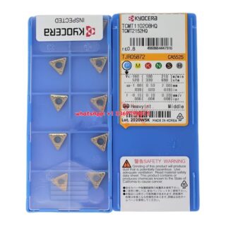 Original Kyocera TCMT110208HQ CA5525 Carbide Insert - Triangle | Steel (10 PCS)