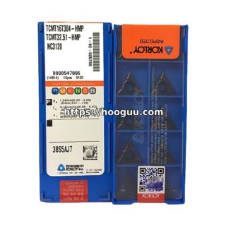 Original Korloy TCMT16T304-HMP NC3120 Carbide Turning Insert - Triangle | Steel & More