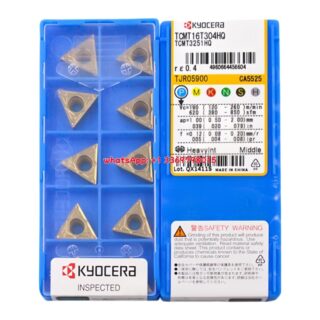 Original Kyocera TCMT16T304-HQ CA5525 Carbide Insert - Triangle | Steel (10 PCS)