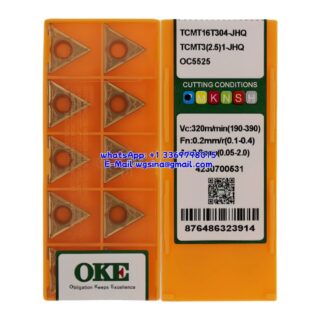 Original OKE TCMT16T304-JHQ OC5525 Carbide Insert - Triangle (10 PCS)